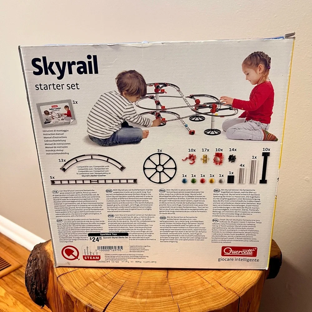 Quercetti Skyrail Starter Set - Marble Run - Picture 2 of 2